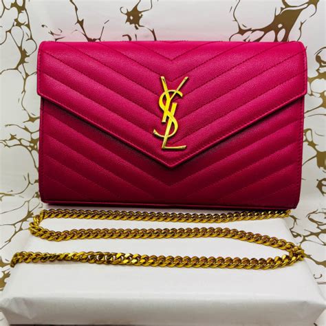 pochette ysl rose|ysl paniers.